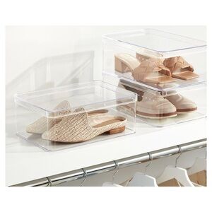 The Container Store Plastic Shoe Boxes